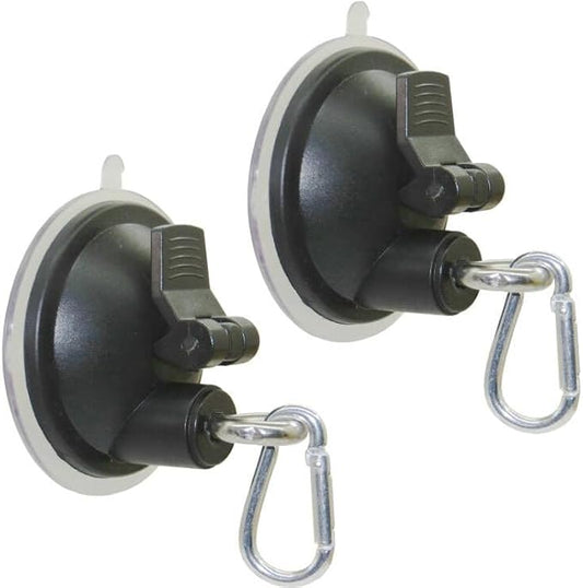 2Pack Suction Cup Hooks Cleat for Pet Dog & Cat Bathtub, Shower & Bathing Tether, Pet Grooming Loop, Dog Grooming Tub Leash - No Leash