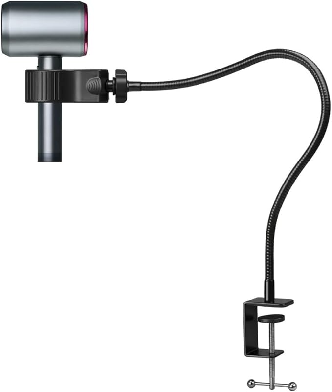 Hair Dryer Stand Hands Free, Rotatable Hair Dryer Holder, Adjustable Lazy Hair Dryer Hands Free Stand with 360° Rotatable Clamp for Pet Dogs Cats Grooming - 20" (20in)