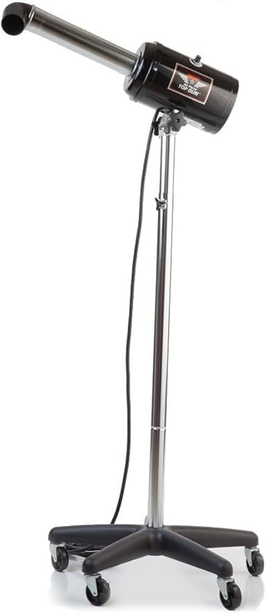Air Force® Top Gun® Variable Speed Pet Dryer TG-3V | High-Performance Pet Dryer with Adjustable Speed & Heat Controls | Includes Stand for Large Pets | Reliable & Customizable Grooming