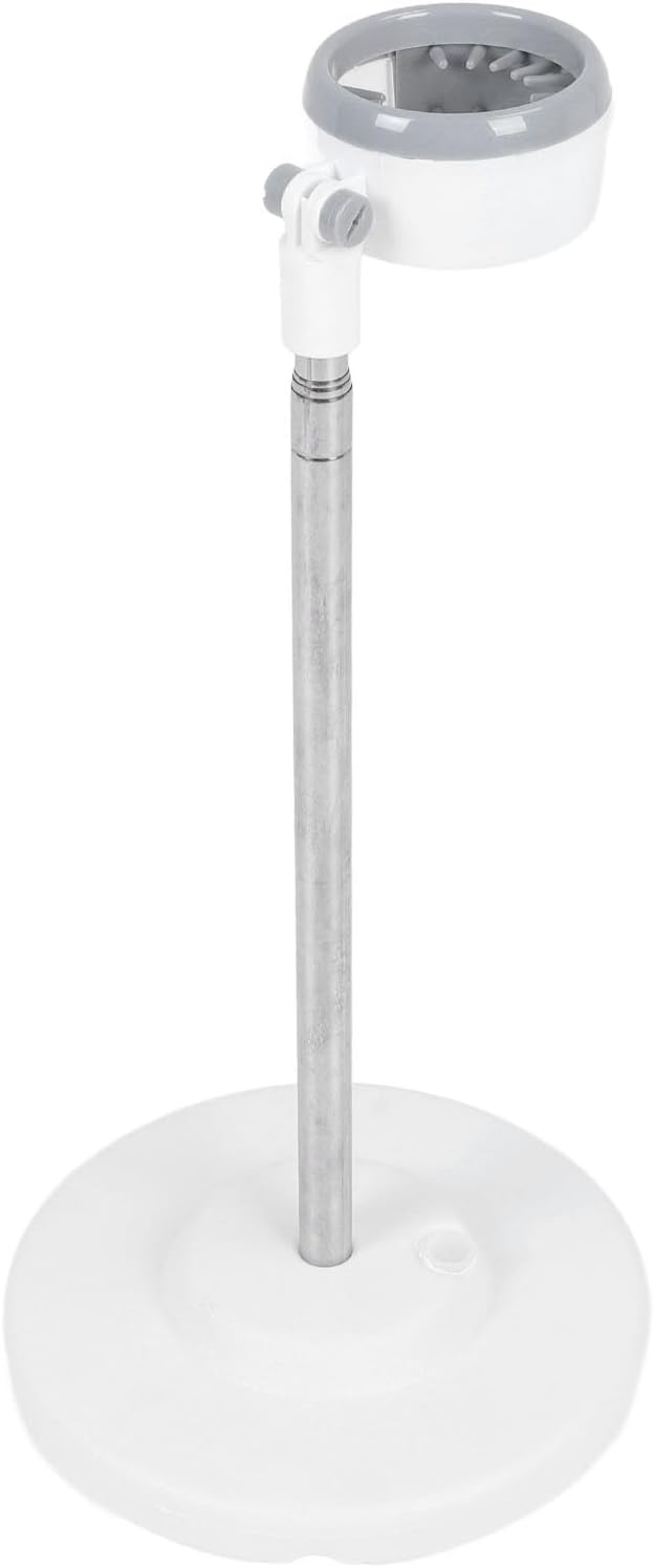 Standing Hair Dryer Holder Stand for Pet Grooming, Blow Dryer Stand with Water Filled Base, Telescopic Adjustable Height up to 55.1in, 360° Multi Angle Clamp for Floor or