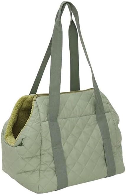 2-in-1 Convertible Pet Carrier & Dog Bed, Soft-Sided Portable Travel Tote with Safety Tether, Expandable Cat Carrier for Small Dogs & Cats, Soft Plush Inner Lining, Ideal for Car Travel, Shopping