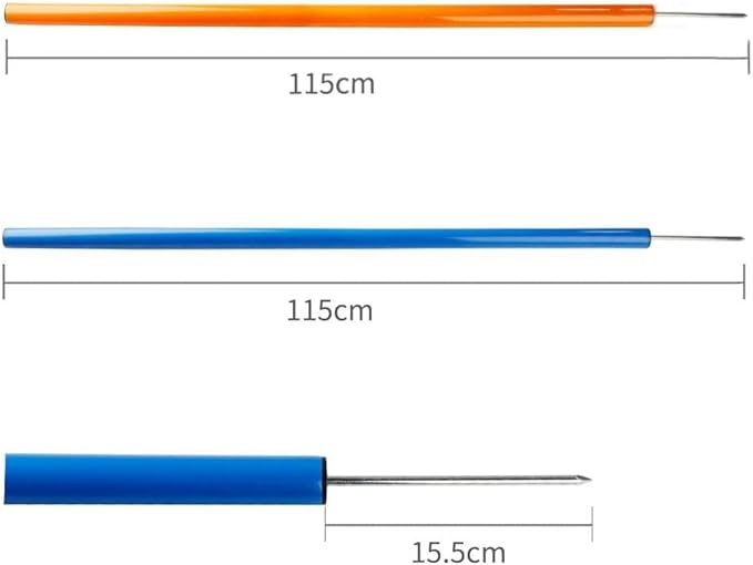 PAWISE Dog Agility Training Equipment,12 Weave Poles for Dogs with Stakes & Carry Bag,Dog Agility Training Set for Outdoor Obstacle Course,Backyard Exercise & Training Equipment for Shepherd Malinois