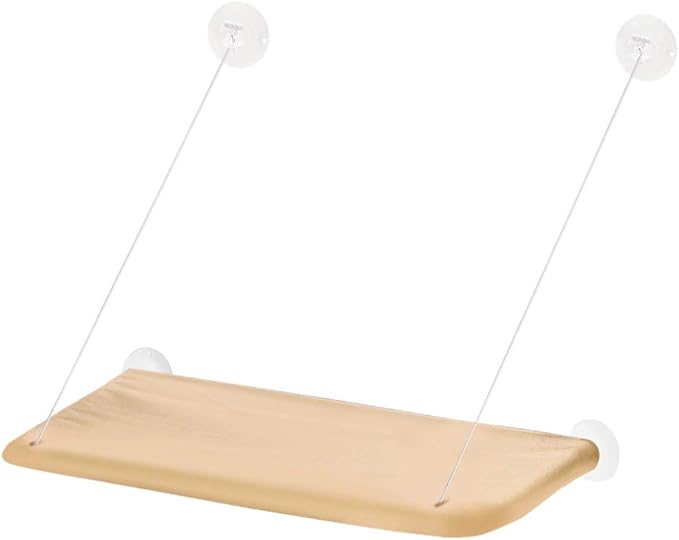 Cat Window Perch,Cat Hammock Window Seat Bed Space Saving Design 360° Sunbath Holds Up to 50lbs for Any Cats Size