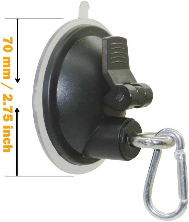 2Pack Suction Cup Hooks Cleat for Pet Dog & Cat Bathtub, Shower & Bathing Tether, Pet Grooming Loop, Dog Grooming Tub Leash - No Leash