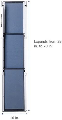 PetSafe Happy Ride Compact Telescoping Dog Ramp, Portable Pet Ramp for Cars, Trucks & SUVs with Adjustable Sizing