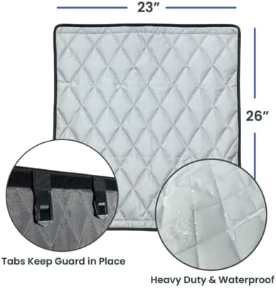 4Knines Car Door Protector for Dogs – Heavy-Duty Cover Shields Vehicle Interior from Scratches, Dirt & Drool – Waterproof Car Door Cover – Ideal for Pet Owners - Large (Camo)