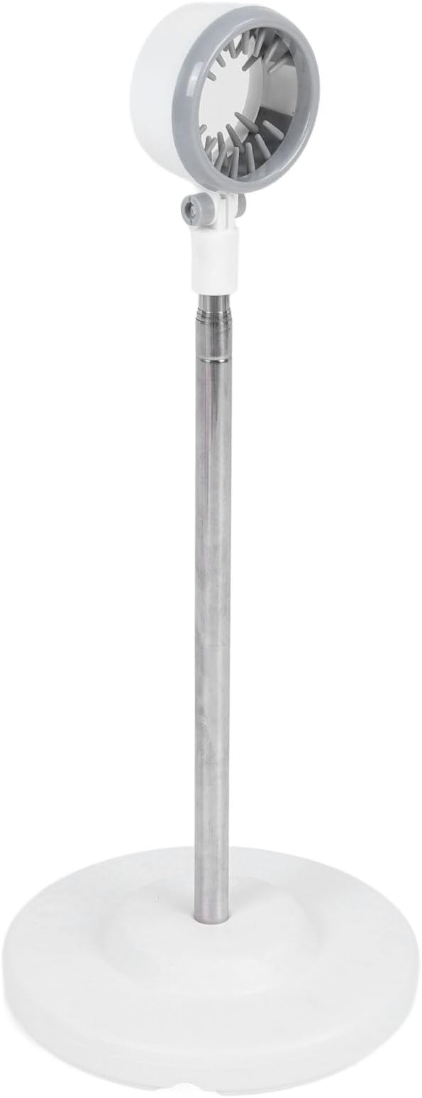 Standing Hair Dryer Holder Stand for Pet Grooming, Blow Dryer Stand with Water Filled Base, Telescopic Adjustable Height up to 55.1in, 360° Multi Angle Clamp for Floor or