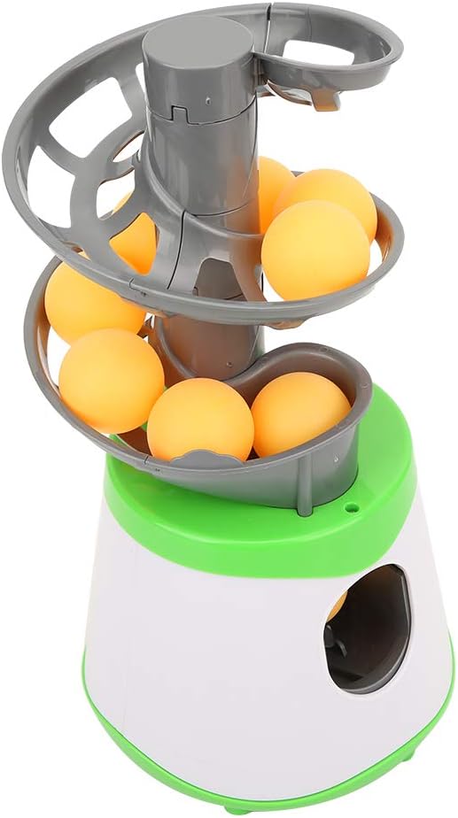 CHICIRIS Table Tennis Robot, Machine, Portable Table Tennis Trainer Ball Automatic Launcher Training Machine