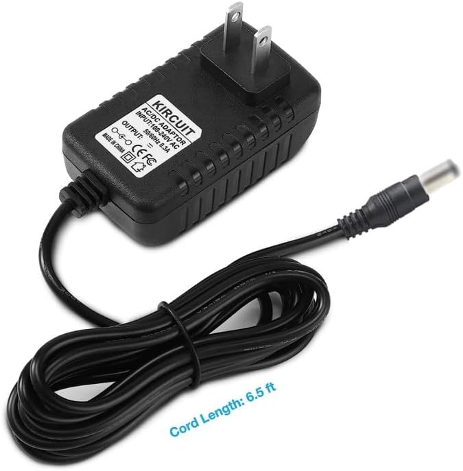 12V AC/DC Adapter for Charging uahpet UWQJ01 Automatic iRetriever Ball Launcher Obstacle Detections Balls Thrower DC12.0V Power Charger