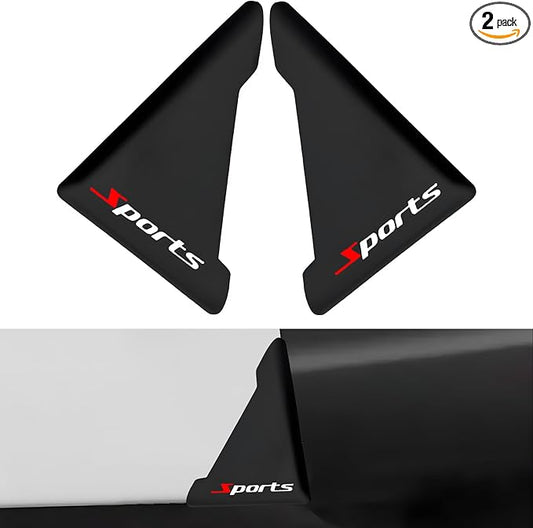 2 PCS Car Door Protector, Anti-Collision Sports Auto Front Door Corner Protector Sticker, Waterproof Scratch Guard Door Corner Decorations for Most Cars SUVs Trucks
