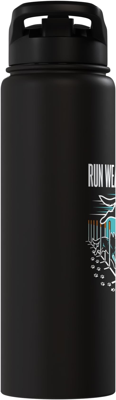 Run Weave Jump Tunnel Dog Agility Stainless Steel Insulated Water Bottle