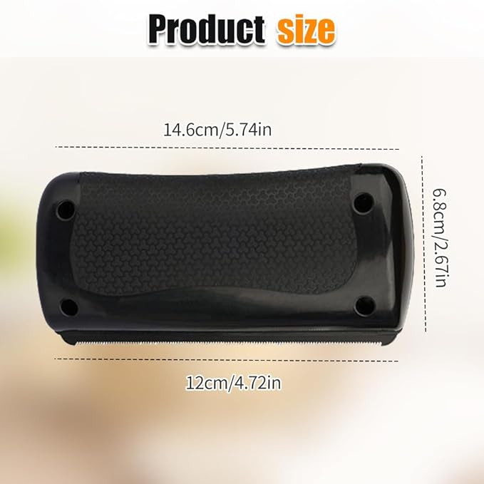 2026 New Deshedding Brush For Dogs, Cats & Horses, Pet Hair Remover Comb for Shedding, Cat and Dog Grooming Brush, Pet Hair Removal Tool for Matted, Loose Hairs (Black*1)
