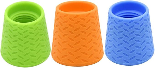 Abaodam 3pcs Portable Dog Shower Sprayer Set Outdoor PET Cleaning Shower Head Silicone Material High Pressure for Effective PET Bathing and Grooming