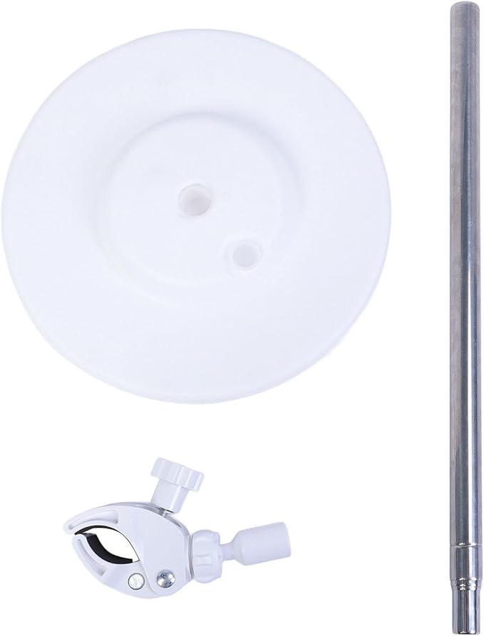 Adjustable Dog Hair Dryer Stand,with Stable Base, Pet Grooming Blow Dryer Holder, ABS and Stainless Steel Construction for Home or Pet Salon