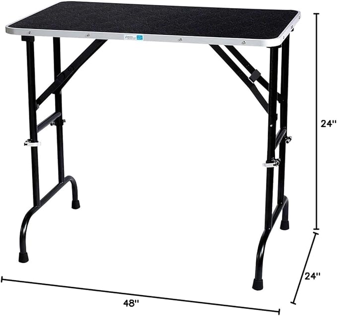 Master Equipment Adjustable Height Grooming Table 48 by 24-Inch