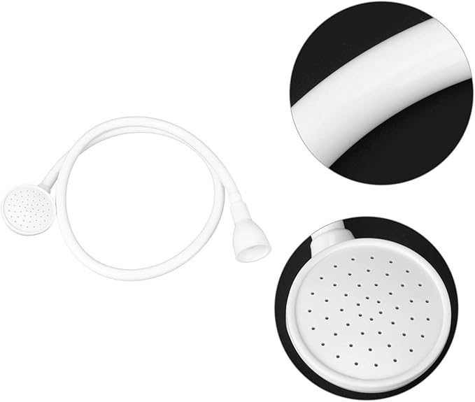 HEMOTON Creative Pet Shower Sprayer for Dogs and Cats Innovative Handheld Design for Stress Bathing White Color for Grooming and Shampooing