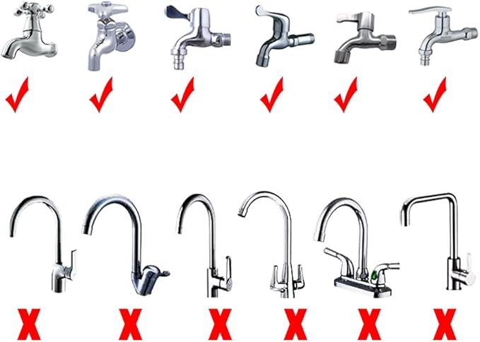 2m/6.56Ft Sink Hose Sprayer,Shampoo Sprayer Handheld Hose Shower Head Spray Hose with Hair Catcher Drain Strainers for Bathing Baby,Pets Shower,Washing Hair,Rinsing Vegetables,Utility Sink