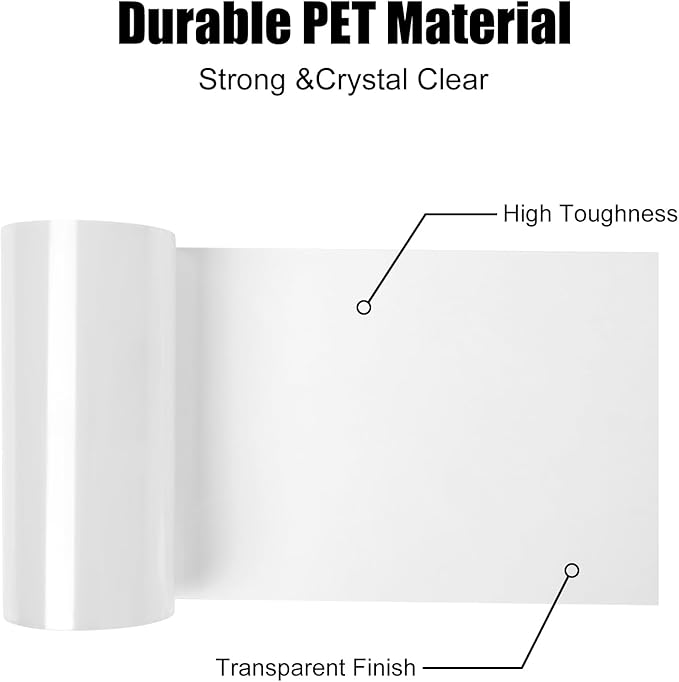 Cat Scratch Guard Tape, 394''x8.2'' Clear Anti Scratch Tape for Furniture, Single Sided Protective Film to Stop Cats & Dogs Scratching Sofa, Door, Walls, Car Interiors