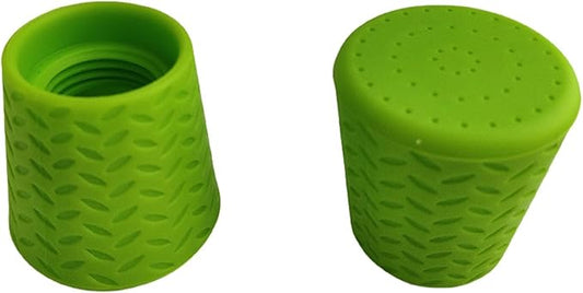2Pcs Silicone Showerheads Pet Portable Showerhead Water Bottle Sprinkler Caps for Cat and Dog Cleaning and Bathing,Green