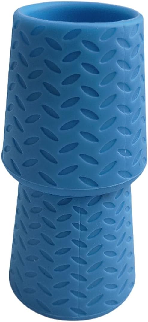 2Pcs Silicone Showerheads Pet Portable Showerhead Water Bottle Sprinkler Caps for Cat and Dog Cleaning and Bathing,Blue