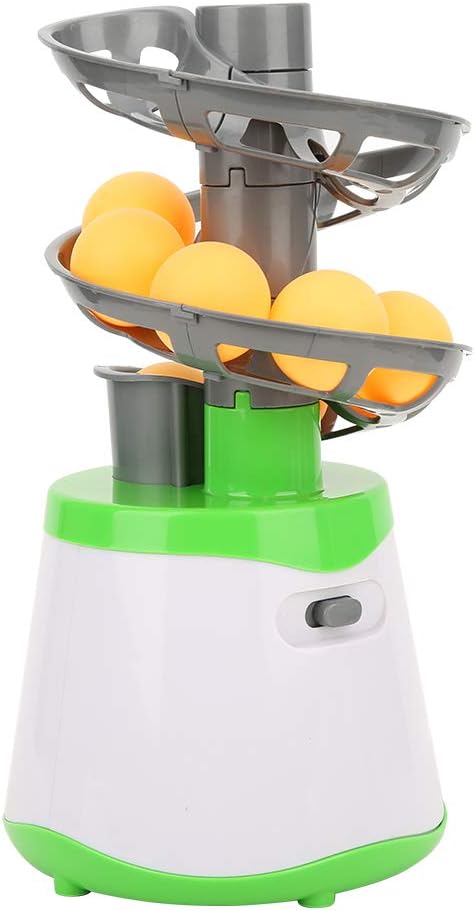 CHICIRIS Table Tennis Robot, Machine, Portable Table Tennis Trainer Ball Automatic Launcher Training Machine