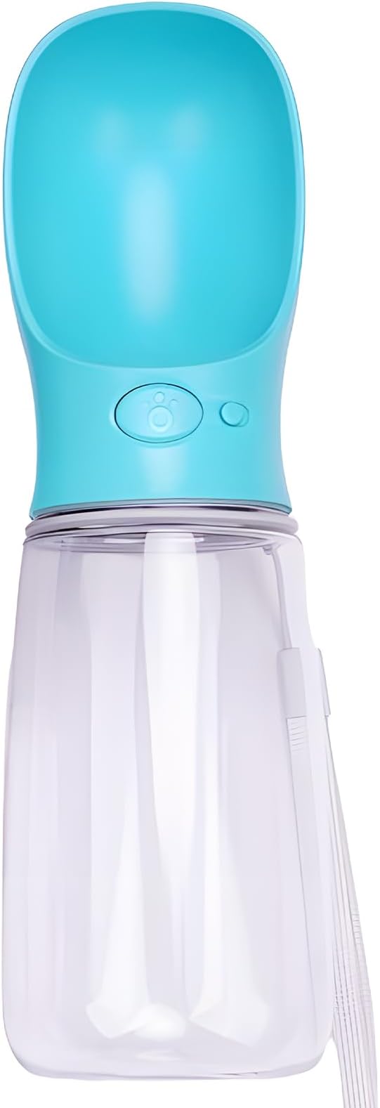 Portable Dog Water Bottle with Bowl – Leak Proof, Lightweight Travel Water Bottle for Dogs. (Green, 350 ml)