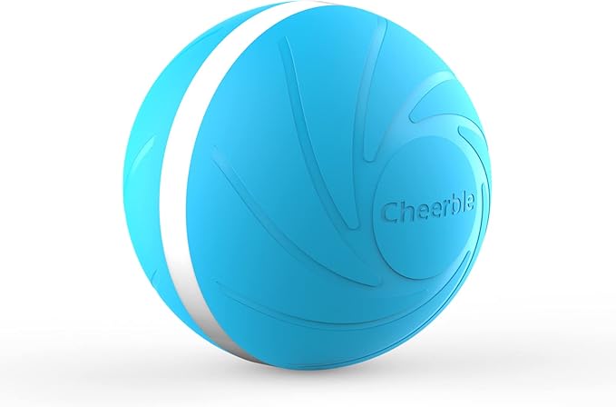 Cheerble Interactive Dog Toy Automatic Moving Ball, Wicked Ball for Big Dog (Not for Aggressive Chewers), Smart Robotic Indoor Outdoor Pet Toy, USB Rechargeable Toy for Medium Large Dogs