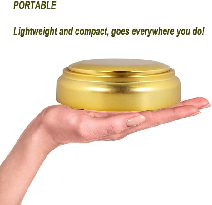 Cover Recording Voice Button Easy Button Recordable Sound Talking Button Custom Buzzer Button for Communication Office Desk Gag Gift 30 Seconds - Gold