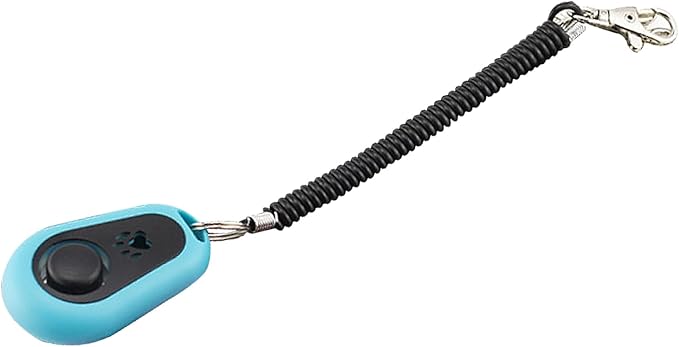 URBEST 4pcs Pet Training Clicker with Wrist Strap-Dog Training Clickers (Circle)