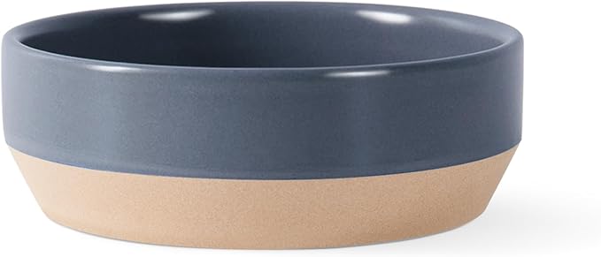Fringe Studio Stoneware Pet Bowl, Medium, Celestial (479007), Dark Blue, Dishwasher & microwave safe