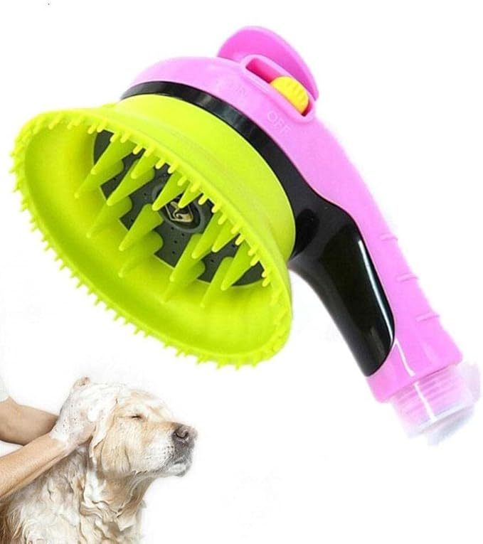 Pet Sprayer Pet Combing Massage Shower Sprayer Wash Grooming Bathing Massage Brush Handheld Shower for Dogs Cats Pet Supplies