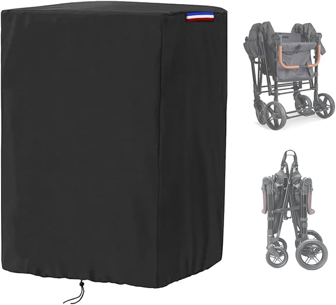 Wagon Cover Compatible with Rovique Wagon Stroller ,Dustproof 420D Covers for ZTDM All-Terrain Wagon (Cover Only) (29"L x 23W x 39" H)