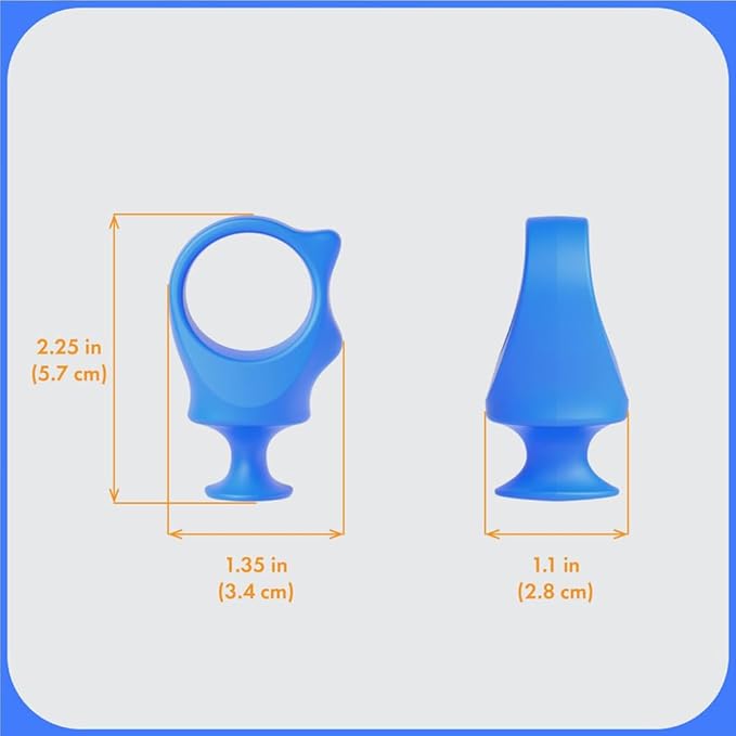Paw Ready Pet Toothbrushing Assistant for Puppies' Dogs and Cats Allows You to Brush Your pet’s Teeth Without Constantly Worrying About Getting Bitten. (Blue, Small)