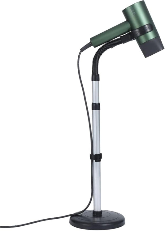 Hair Dryer Holder Stand, Blow Dryer Holder with Heavy Base Hands-Free 360 Degree Rotation, Adjustable Height Countertop Blow Dryer Holder, Good Ideas for Gifts,Birthday,Weddings,Holidays