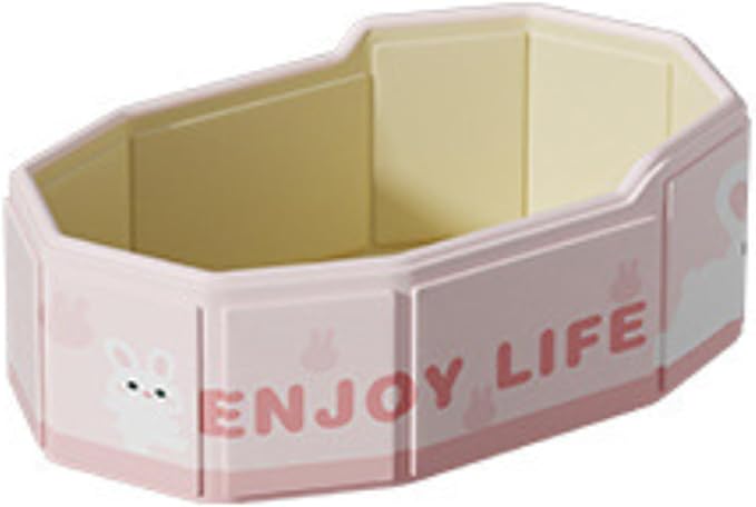 Foldable Bathtub 29.5'in Foldable Collapsible tub Portable Bathtub for Bathroom Folding SPA Tub for Shower Stall, Ideal for Small Spaces - Effortless Folding Bath (Pink)