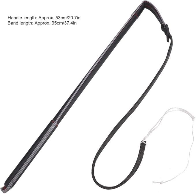 Dog Teaser Wand, Handle Length 20.7in Dog Whip, Band Length 37.4in Dogs Flirt Pole Toy Suitable for Daily Outdoor Exercises and Indoor Command Reinforcement for Medium and Large Dogs