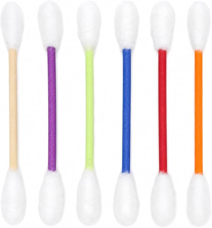 Cat Q Tip Toy with Catnip Cotton Swabs Qtip Cat Toy Pack Catnip Toys for Indoor Cats Giant Qtip Cat Toy Chew Sticks, Durable Felt Interactive