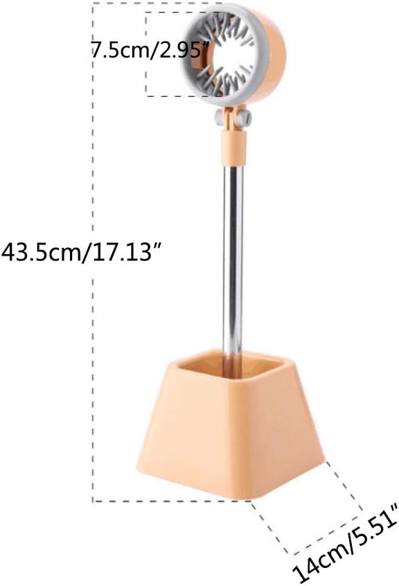 Pet Hair Dryer Holder with Storage Tray Box 180 Degree Rotatable Hair Dryer Display Stand Sturdy