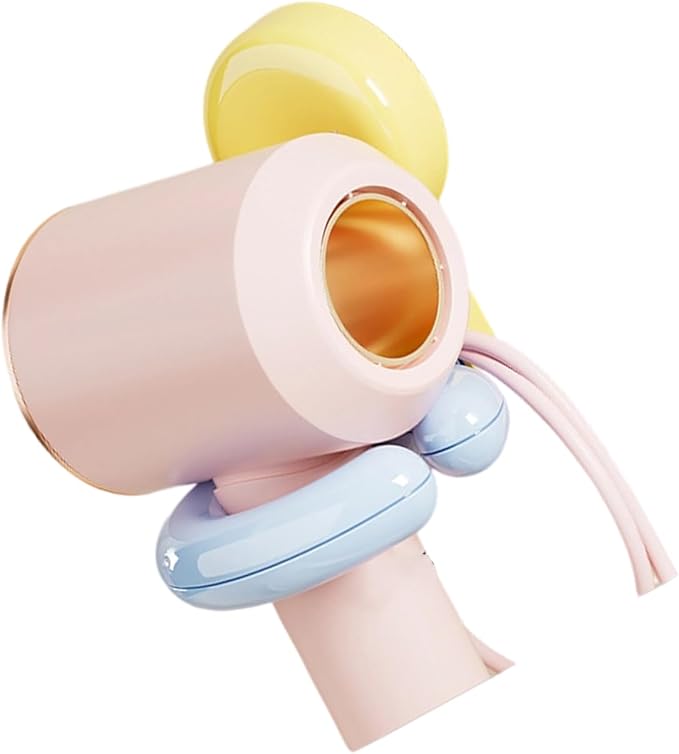 Space Saving Wall Mount Hair Dryer Holder Strong Adhesive Suction Cup Holds 5kg for Home Salon Bathroom Wall Mounted Hair Dryer Holder