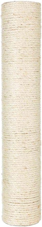 Trixie Replacement Sisal Post for Scratching Posts, Cat Trees and Cat Towers, 4.3 x 23.6-in (11 × 60 cm)