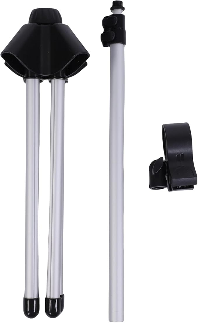 Pongnas Adjustable Hair Dryer Stand Hair Dryer Holder Stand with Stable Quadripod Base and Folding Design for Home Pet Grooming Salon Bathroom