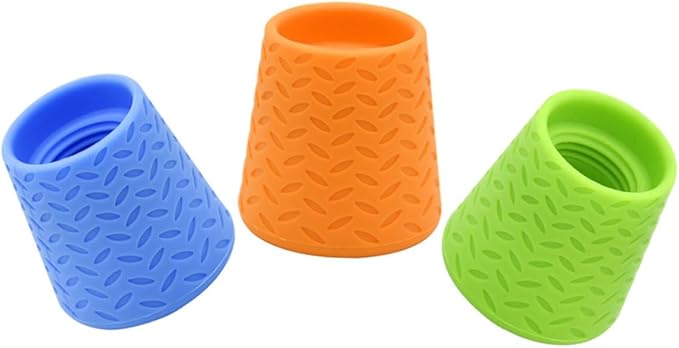 Abaodam 3pcs Portable Outdoor Pet Shower Sprayer with Soft Silicone Nozzles for Gentle Dog Hair and Skin Cleaning Quick-Attach Portable Dog Washing Shower Attachment for Travel Hiking