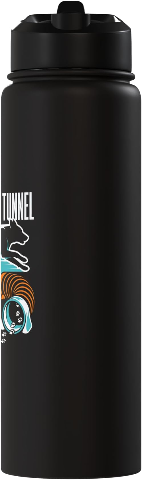 Run Weave Jump Tunnel Dog Agility Stainless Steel Insulated Water Bottle