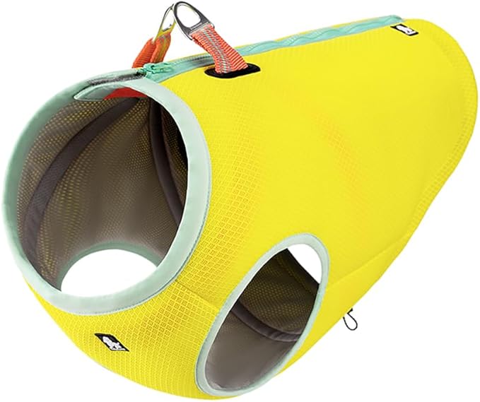 SGODA Dog Cooling Vest Harness Cooler Jacket Yellow Small