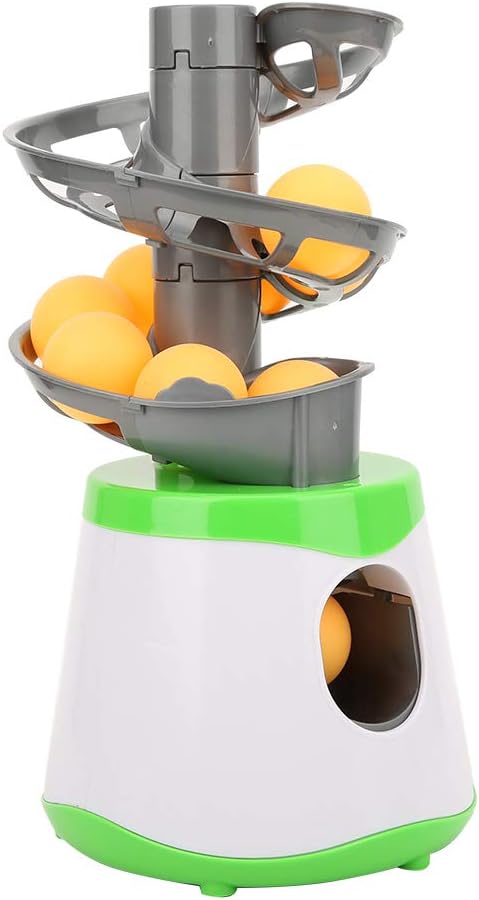 CHICIRIS Table Tennis Robot, Machine, Portable Table Tennis Trainer Ball Automatic Launcher Training Machine