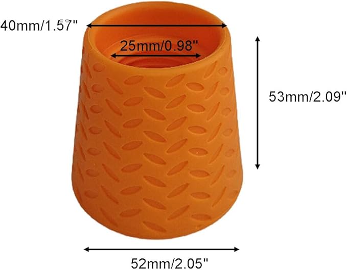 2Pcs Silicone Showerheads Pet Portable Showerhead Water Bottle Sprinkler Caps for Cat and Dog Cleaning and Bathing,Orange