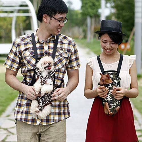 Pet Dog Carrier Backpack Mesh Camouflage Outdoor Travel Products Breathable Shoulder Handle Bags for Small Dog Cats (M, Camouflage)