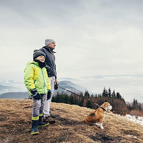 PetiFine Retractable Dog Leash for Large Dogs, 26 FT Heavy Duty Extendable Dog Leash up to 110lbs, Reflective Strong Nylon Tape, One-Handed Brake