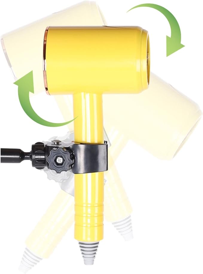 Dog Grooming Table Hair Dryer Arm Clamp Blow Dryer Stand Holder with 360Degree Neck Hands-Free Pet Grooming Accessories Dog Grooming Supplies Equipment for Small Dogs