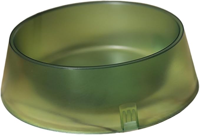 Pet Bowl Super Large Anti-Tipping Anti-Slip Design Heavy Duty Thickened Spill-Proof Food and Water Dish with Wide Base Tip-Proof Eco Friendly BPA Free Premium Pet Feeder for Cats and Dogs (Green)
